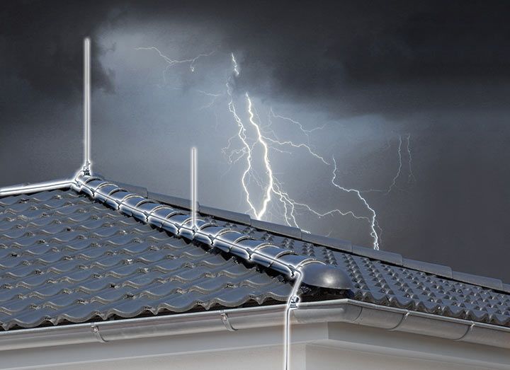 Dehn Blitzschutz und -erdung Dach