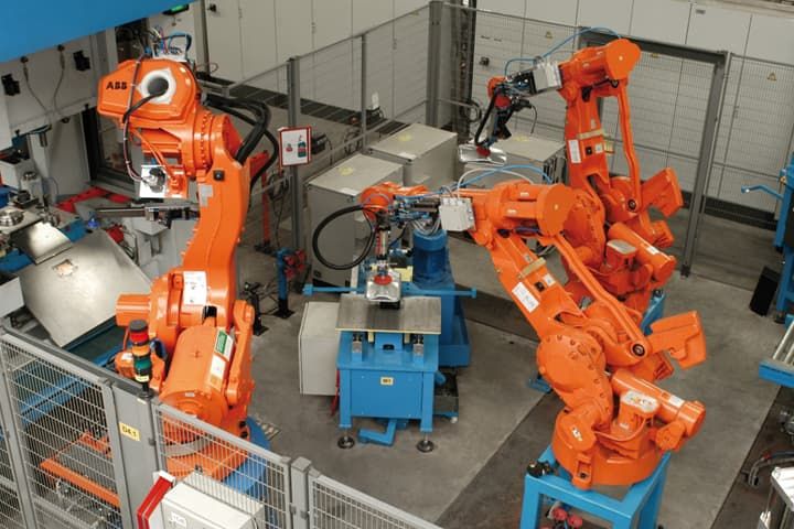 Flamco Produktion mit Robotern 