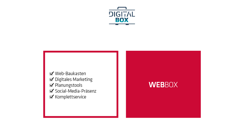 GC DigitalBox - WebBox mit Toolliste