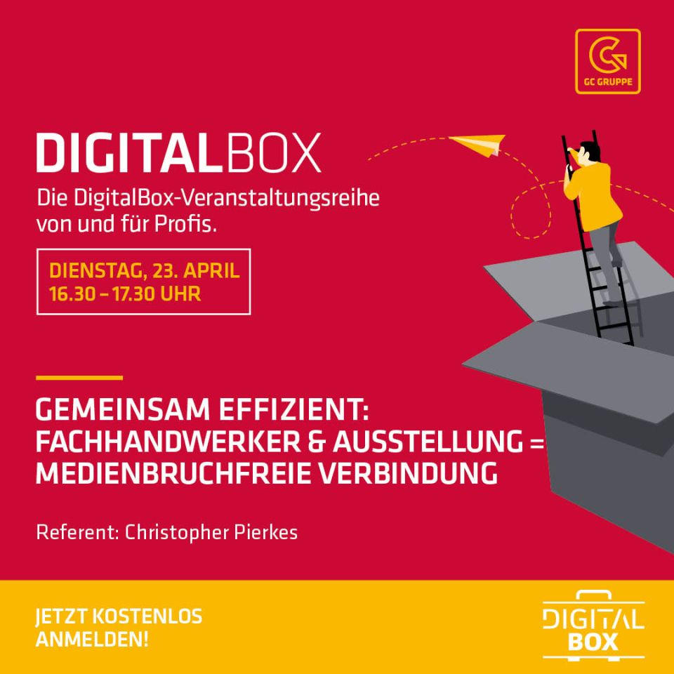 Veranstaltungsreihe DigitalBox 2024 Vernetzung Fachhandwerk Ausstellung 