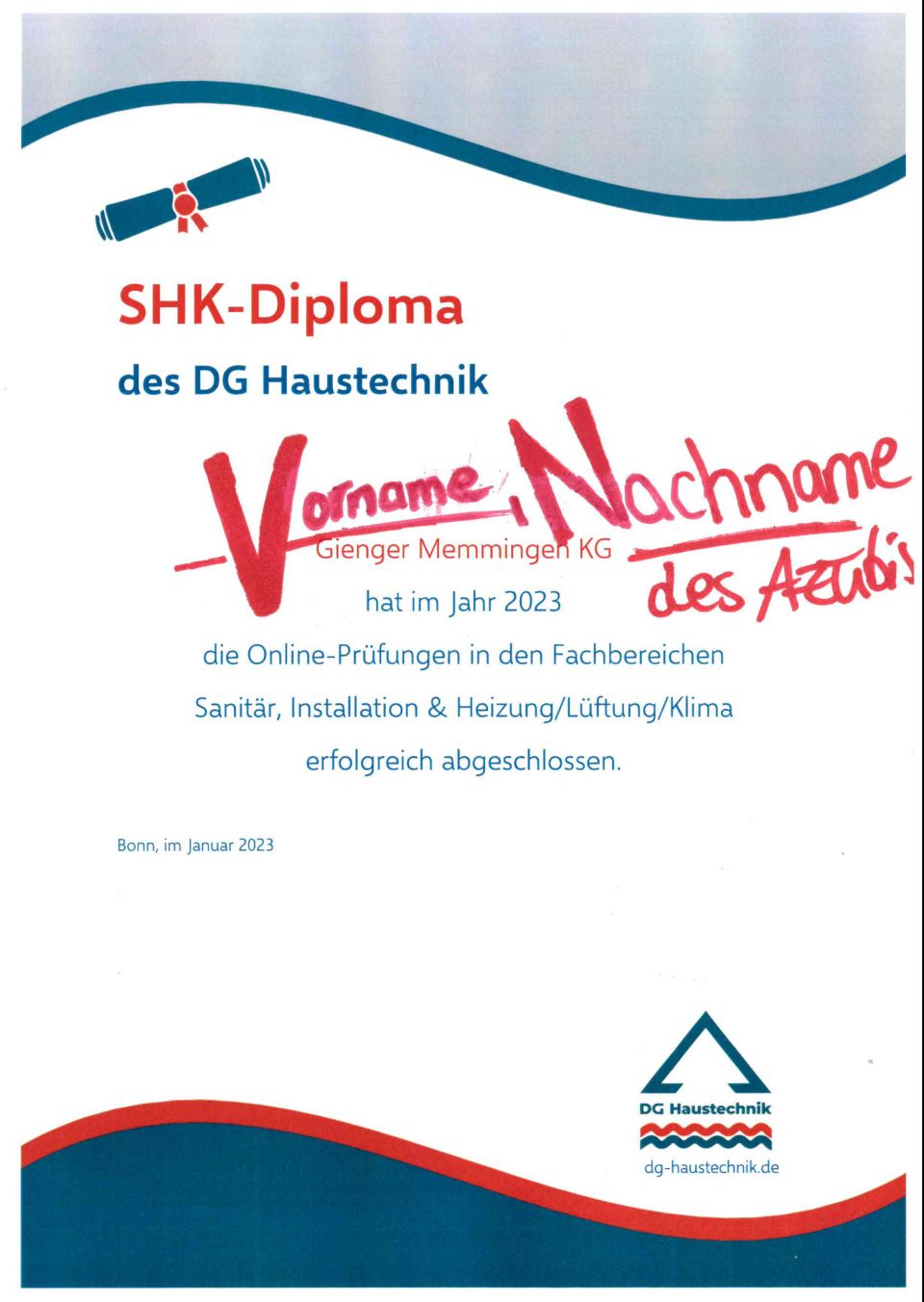 
    SHK Diploma

